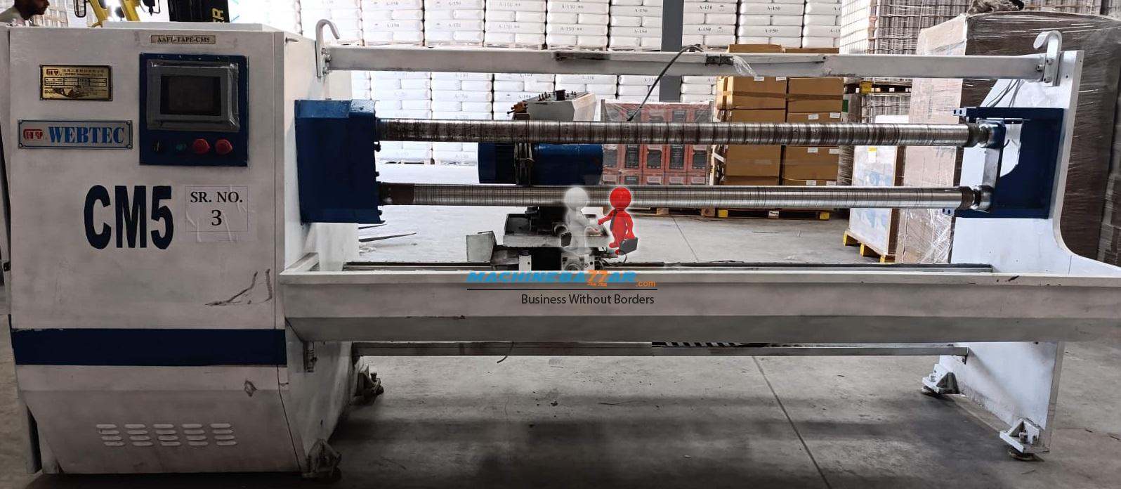 WEBTEC MASKING & BOPP TAPE CORE CUTTING MACHINE 