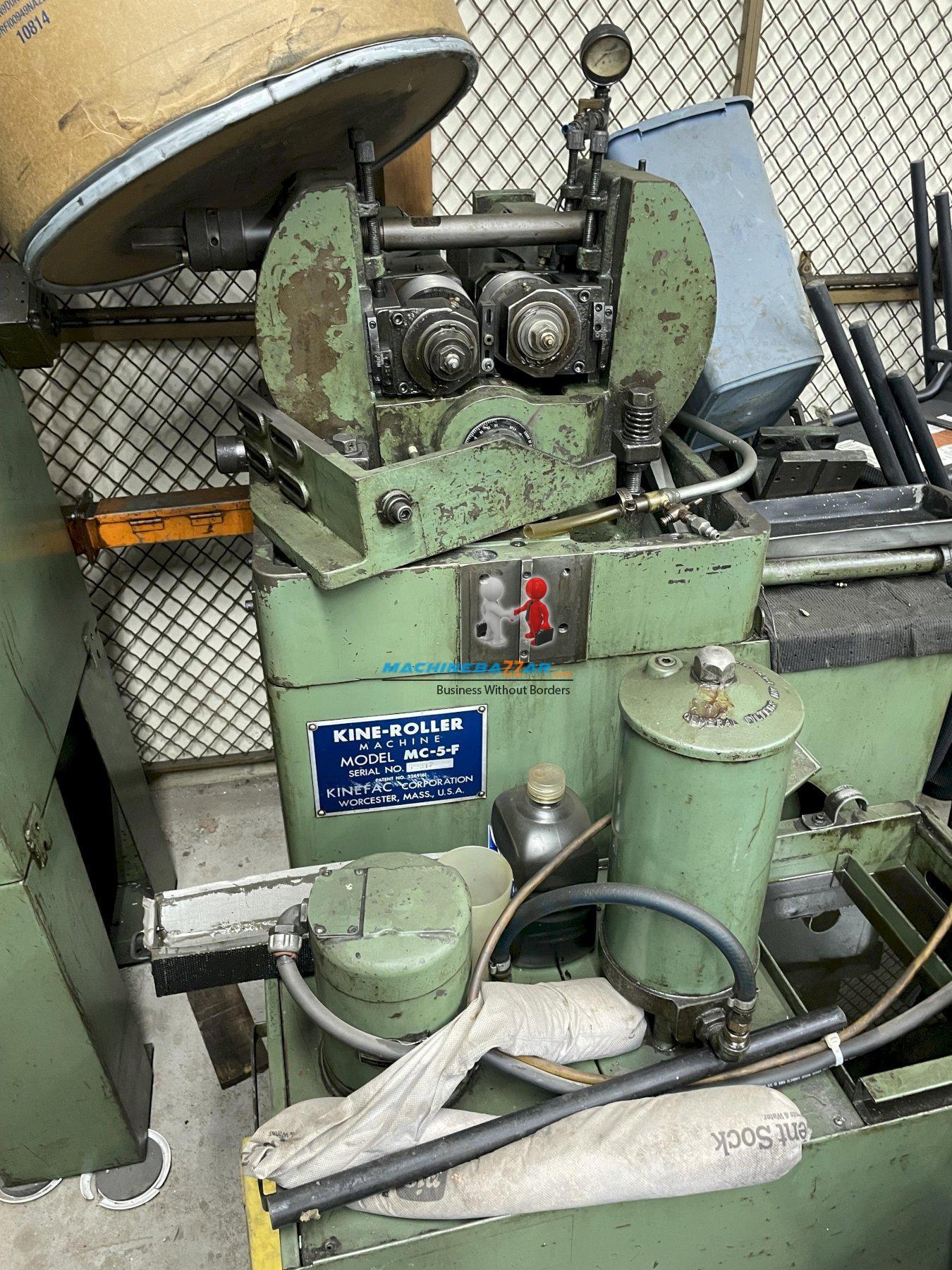 M50 X 60 KINFAC 2 die cylindrical die thread rolling machine 