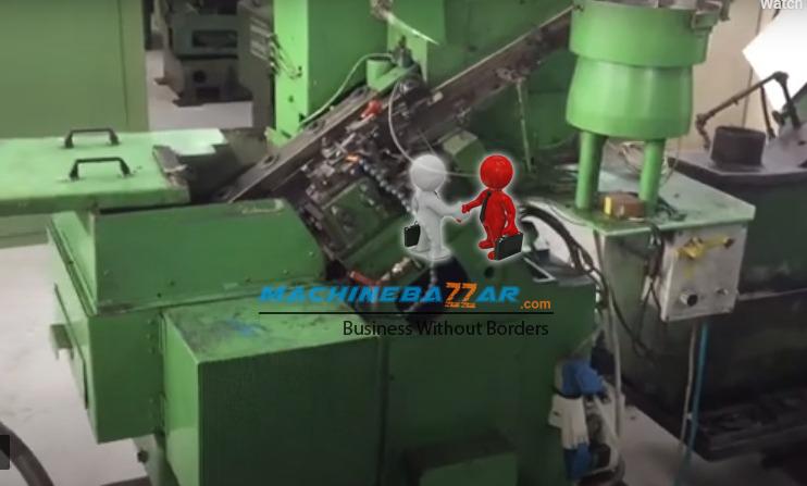 M4 X 50 Flat die thread rolling machine 