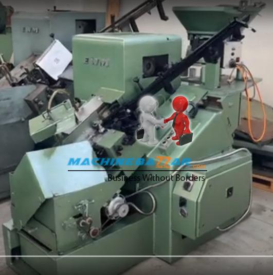 M6 X 80 E.W. MENN high speed flat die thread rolling machine 