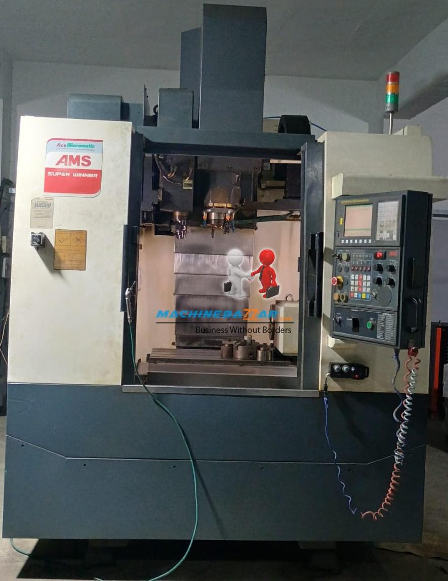 400 X 500 X 500 AMS 4 Axiz VMC machine 