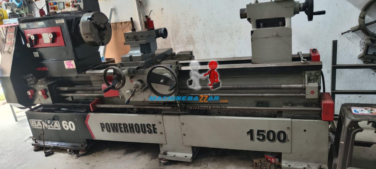 80 X 300 X 2735 BANKA Heavy duty lath machine 